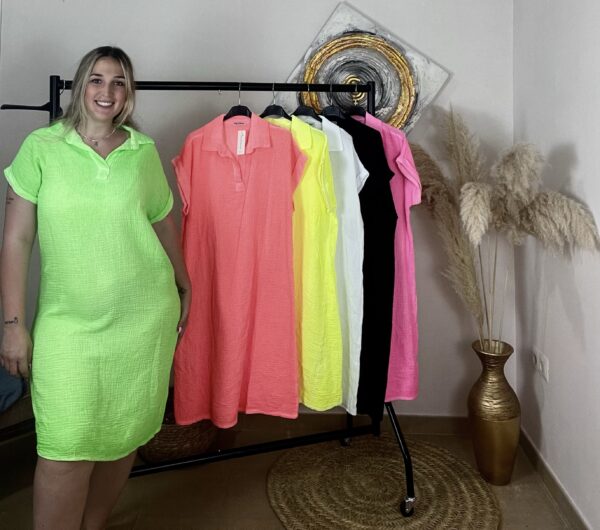 Vestido bambula fluor