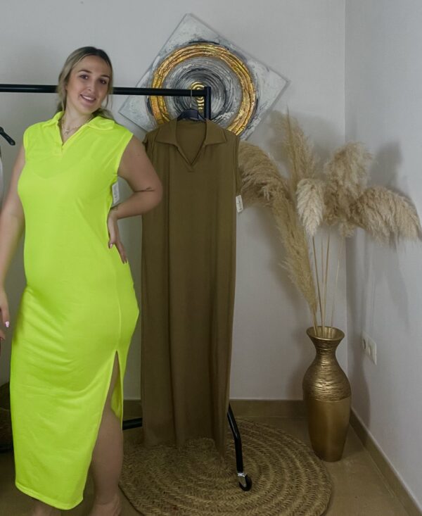Vestido cuello