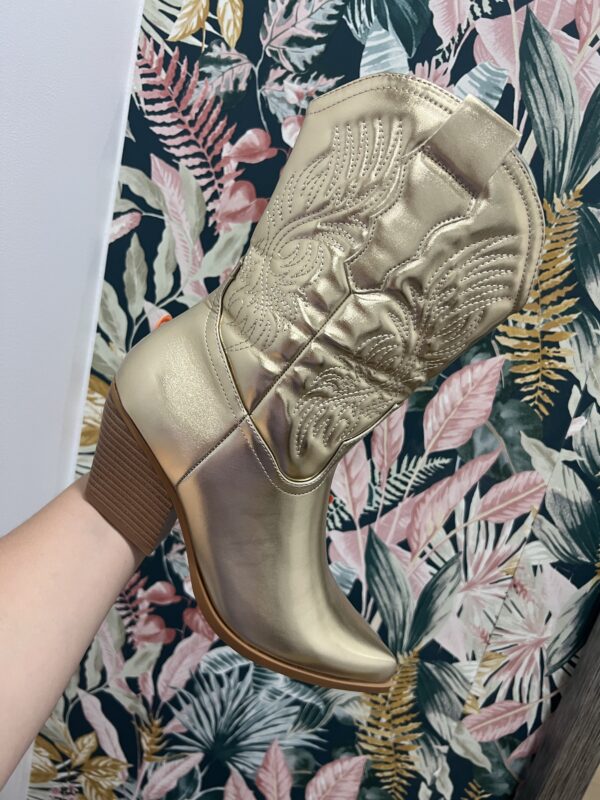 Bota CAWBOY dorada