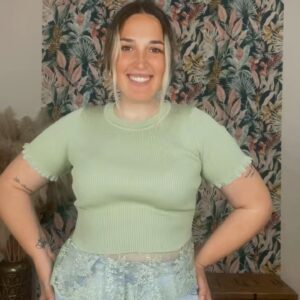 Camiseta encaje