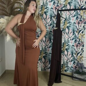 Vestido broche