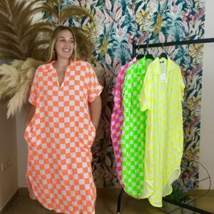 Vestido cuadros