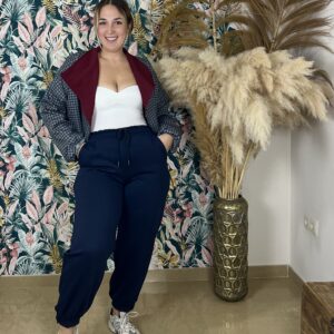 Pantalón chándal botón